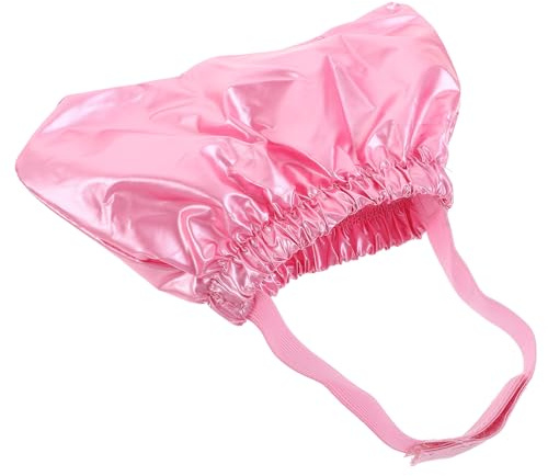 CORHAD Waterproof Pet Shower Cap for Cats and Puppies with Ear Covers, Pink Small Kitten Bath Hat for Indoor Grooming and Bathing
