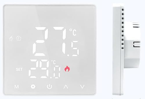 Zigbee Smart Thermostat for Electric Floor Heating,Programmable,Energy Saving,APP and Voice & Remote Control, Hub Required,Works with Alexa,16A.