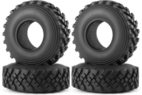 ZuoLan 4 Stück 2.2 Zoll 40mm RC Reifen Radreifen Gummi Wheel Tires für 1/10 RC Crawler Car Wraith TRX4 TRX6 SCX10