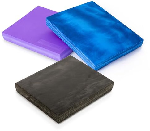 Sport-Thieme Balance-Pad Premium | Rutschfestes u. Formstabiles Balance-Kissen, Pilates-Pad mit Perfekter Dämpfung | In DREI Farben | 50x40x6 cm | Spezialschaumstoff | 90 g | Markenqualität