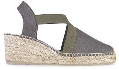 TONI PONS Alpargata de cuña Media Vegana - TER - Caqui, 37 EU