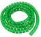 sourcing map Flexible Cable Management Sleeve 14mmx16mm Computer Wire Wrap Cord Organizer 2 Meters Length Green