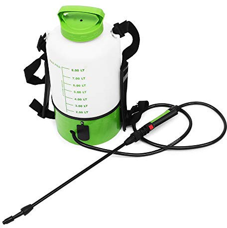 UUK 5L / 8L Power Electric Sprayer for Gardening,Backpack Weed Killer Sprayer,Adjustable Flow Rate, Rechargeable Lithium Battery for Garden Watering Agriculture Weed Pest Control Killer,8L