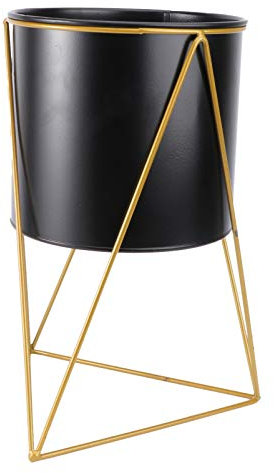 YARNOW Maceta de Hierro para Plantas de Metal, Cubos franceses, de Metal Antiguo, exhibición de Flores, Estante para macetas de Estilo nórdico, Soporte para macetas de Hierro, Cubo de Flores secas