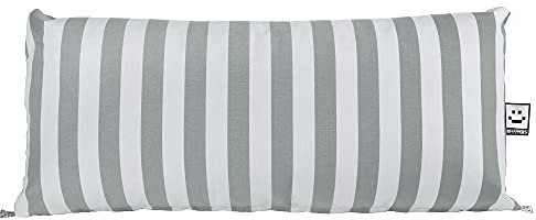 HAPPERS Palettenkissen Toldotex Rückenlehne 120x45x20 Grau Gestreift