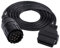 OBD2-Diagnosekabel, 10-polig auf 16-polig, OBD2-Verlängerungsadapterkabel für IC-OM-D Motorrad, OBD2 auf 10-polig, 10-polig auf OBD2-Stecker, OBDLINK, LX, 10-polig.