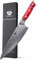 WILDMOK Kochmesser, 20cm Damaskus Santoku Messer, VG10 Stahl-Harz Griff, Japanisches Küchenmesser