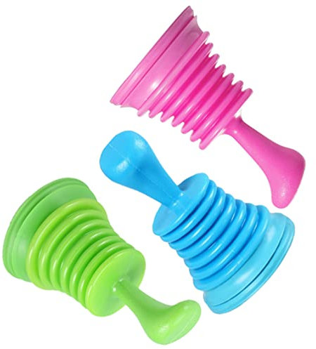 TOPBATHY 3stücke Abflussreiniger Praktische Saugglocken Für Küchen Und Badezimmer Effektive Verstopfungsbeseitigung Ergonomisches Design Einfach Zu Handhaben Und Langlebig