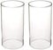 Glass Hurricane Candle Holder, Glass Pillar Candle Holder, Open Ended Hurricane Glass Cylinder 7.5 cm x 15.2 cm