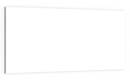 DEQORI Glas-Magnettafel | 100x50 cm groß | Unifarben - Weiß | Memo-Board aus Glas | Magnetboard inkl. Magnete, Stift & Tuch für Küche & Büro | Tafel magnetisch & beschreibbar