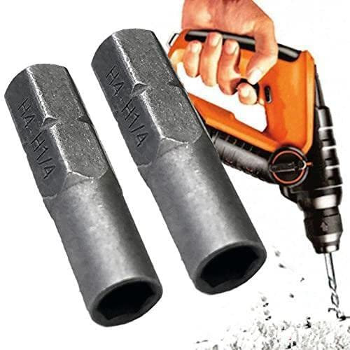 BVSPA Electric Screwdriver Hex 1/4 6.35mm Hex Shank To 4mm Socket Driver Bit Adapter Too Magnetic Screw For Precision Holder Bits Hex