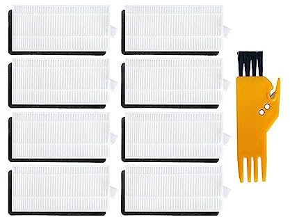 McbeAn Compatible For Ziglint D5 Compatible for Mamibot Exvac650 / 660 Robotic Vacuum Cleaner Replacement Spare Parts Side Brush Hepa Filter Accessories(Set D)