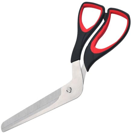 1 Stück Pizzaschere, Pizzaschneider mit Scharfer Edelstahlklinge in Lebensmittelqualität und Griff mit Weichem Griff, Multifunktionale Küchenschere