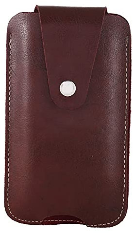 Farbe Tasche Tasche Taille Neutral Telefonkarte Solide Tasche Schloss Mode Gürtel Paket Hasp Plug Hüfttaschen Hüfttaschen Gürteltasche (Coffee, 16.5X1X10CM)
