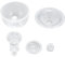 Milchpumpen-Flanscheinsatz-Silikonmembran-Kit, Effizienzsteigerung, Einfache Reinigung, Sichere Verwendung, mit Entenschnabelventil und Gehäuse für Milchpumpe (27mm)