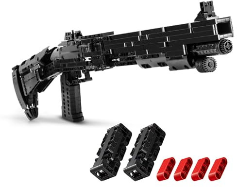 Building Blocks Sets Model-1061 Pieces Technical Toy Building Toys for Boys Age 8-12 - Toy Guns for Kid Son Grandson Gift Party Favor for Building Bricks Collectible Play Model Kits