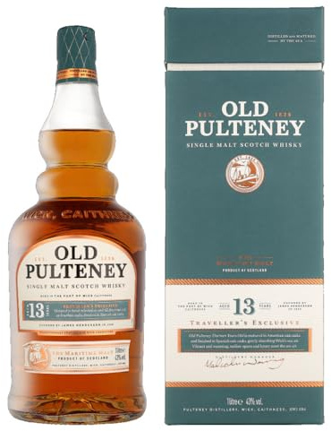 Old Pulteney 13 Years Old Single Malt Scotch Whisky 43% Vol. 1l in Geschenkbox