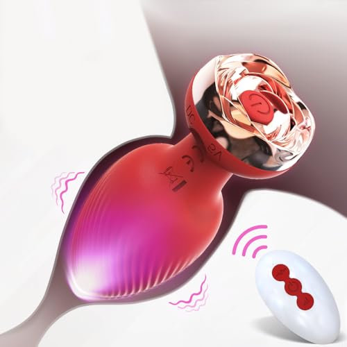 Vibradorador Mujer Plug Anal 10 modos Juguetes Sexuales Plug Anales,con Vibracion Vibradores Consoladores...pára Mújer Vïbrador mando Distancia Vibradorador impermeable USB recargable