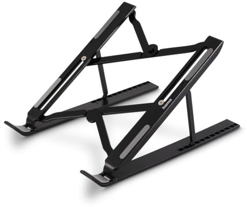 Hama Laptopständer 15.6 Ergonomisch, Faltbar mit Neigungswinkel, Stabil und rutschfest, Ideal für Büro