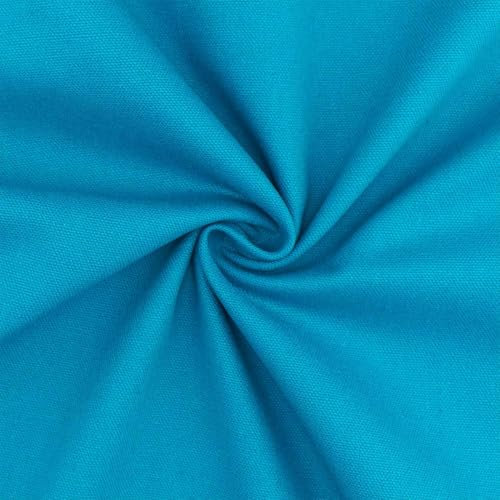 Canvas Stoff gewaschen, uni türkis (Länge am Stück: ab 50cm / Breite: 150cm)