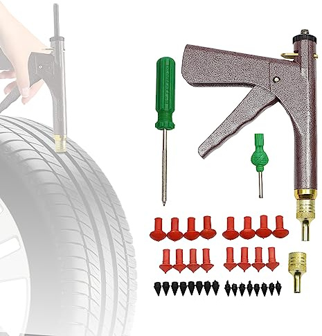 Reifen Reparaturset, für Auto, Motorrad, mit Stopfen, 16 Pilzstopfen.