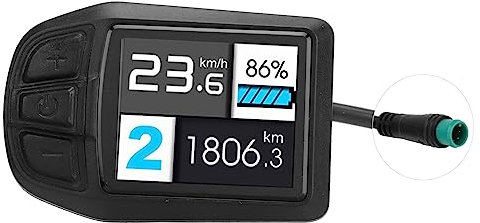 SPYMINNPOO Ebikes-Display-Messger?t, Leichtes Kunststoff-Elektrofahrrad-Umr¨¹stset, Messger?t-Bedienfeld mit Anschluss, Ebikes-Zubeh?r f¨¹r Elektrofahrr?der