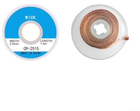 Solución de soldadura Easy DeFor, alambre de cobre puro para soldar para proyectos de bricolaje (2,5 mm)