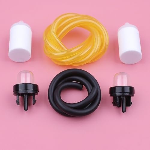 Lawn mower parts Fuel Filter Line Hose Primer Bulb Kit For Husqvarna Poulan Stihl McCulloch Chainsaw Trimmer Blower Spare Replace Part Durable