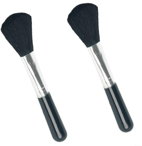 FACAIIO Lot de 2 brosses à poussière antistatiques pour modélisme avec poignée, pour figurines, statues, maquettes, travaux manuels