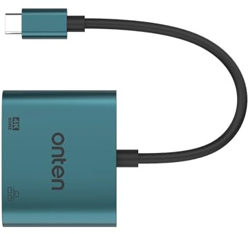 LFGOZSD UC288 USB-C zu HDTV HD-Video und 100M-Netzwerkkarte Handy PC Tablet für MacBook Pro