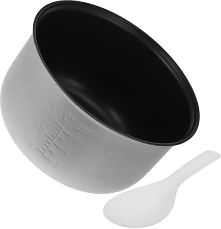 UTHCLO Universeller Innentopf aus Aluminiumlegierung für Reiskocher 3l Fassungsvermögen Antihaftbeschichtet als Ersatz für Haushaltskochgeräte