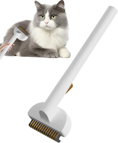 Senermter Bürste Für Katzen Haarausfall - Katzenpflege Bürste,Haarentferner Werkzeug Für Tierzubehör Lose Fell Entfernen Massage Indoor Haushalt