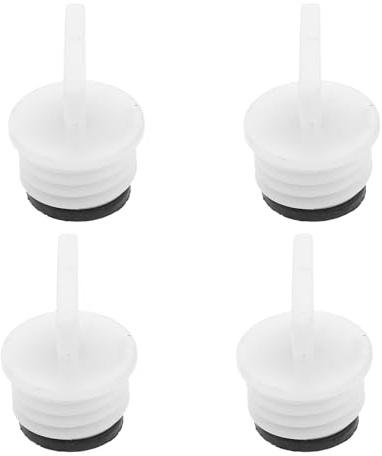 Anneome Lot de 4 Bouchons Étanches de Rechange pour Bouillottes 265 MM Joint Compatibles pour Bouteilles d'Eau Chaude pour Usage Hivernal à Domicile Bureau Voyage