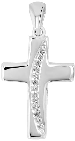 Akzent Anhänger für Damen in 925 Silber, 100% Wasserfest & Hautverträglich