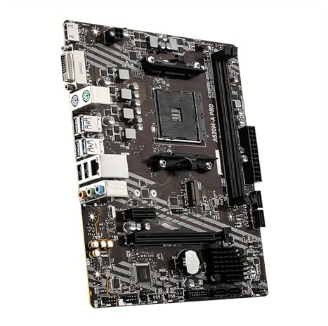 Placa Madre Fit For MSI A520M A Pro Motherboard DDR4 M.2 USB3. STAT 3.0 SSD Audio Boost A520 Socket AM4 4K Ultra HD Placa mae
