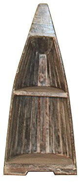 Vintage Line Bootsregal klein Bücherregal Regal Teakholz Boot