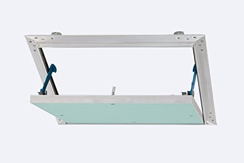 Revisionsklappe Revisionstür Revitür Reviklappe mit feuchtraumgeeigneter Gipskartoneinlage 12,5 mm GKBI-Einlage 40 x 40 cm