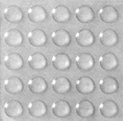 Gas N Pow3r SOFT CLOSE CUPBOARD DOOR BUFFER RUBBER FEET PADS ADHESIVE BUMPER CUSHION 10mm x25 Dots