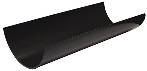 FloPlast Half Round Gutter - 112mm x 2mtr Black