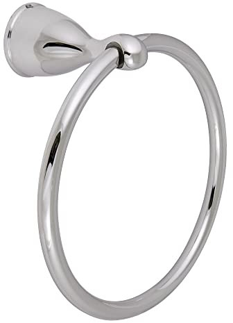 Design House 558593 Ames Handtuchring, poliertes Chrom, Legierter Stahl Zink, Towel Ring
