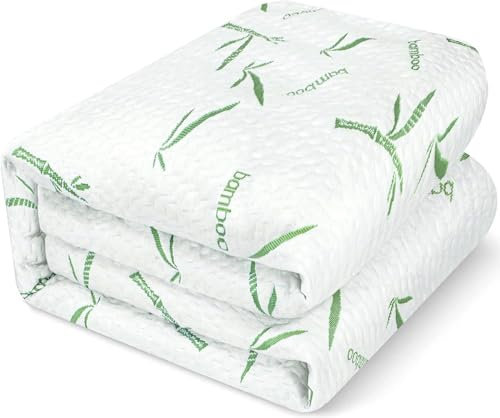 Utopia Bedding Coprimaterasso Matrimoniale Impermeabile 90 x 190 x 30 cm, Viscosa Premium Proteggi Materasso, Oeko-Tex Certified, Traspirante, Tutto Intorno Elastico