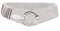 Glamexx24 Elastischer Damen Taillengürtel gürtel 6cm breiter Hüftgürtel mit silberner Ring (French grau, Taillenweite 75cm-110cm)