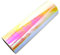 Flip Flop Hologramm Plotterfolie Effektfolie Chamäleon Chrom Bastelfolie Carwrapping Auto Folie DIY Basteln für Aufkleber Sticker Beschriftungen (Gelb/Rot, 31cm (Meterware))