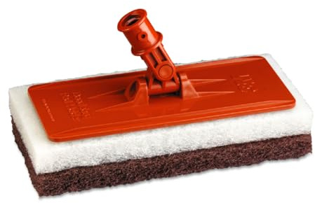 3M Doodlebug Pad Holder [for Threaded Handle]: 1 Holder / 3.75 in. x 9 in. (Orange)