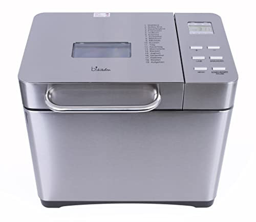 Silva-Homeline bake 501 Brotbackautomat, 19 Backprogramme, 650W, Edelstahl, silber