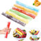 50 Pieces Disposable Ice Pop Bags Leakproof Popsicle Maker with Ziplock for Freezer Pop,Ice Candy,Yogurt,Juice(28 * 5.5CM)