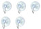 MaoNativey 5 ganchos de ventosa, extraíbles, transparentes, con ventosa, ganchos de pared, colgador para baño, cocina, ducha, toalla, ganchos de pared, colgadores, accesorios (45 mm)