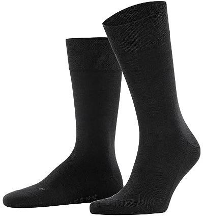 FALKE Herren Sensitive New York Socken druckfreier Komfortbund flache Naht gegen Druckstellen einfarbig komfortabel für Diabetiker Alltag Business atmungsaktives nachhaltiges Lyocell 1 Paar