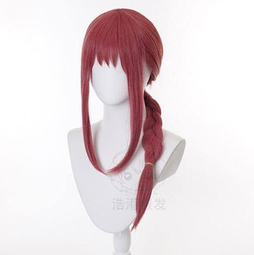 Anime 70CM Braid Wig Cosplay Chainsaw Man Makima Costume Heat Resistant Hair Women Long Wigs