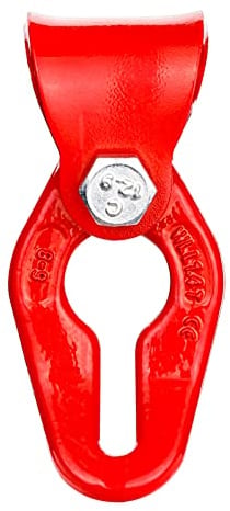 DEMA Seilgleitbügel 6 mm – Seilgleithaken, Gleitschuh, Seilgleiter für Forstkette, WLL 1,4 t, robust & langlebig, ideal für Forstarbeiten, Holzrücken & Seilwinden